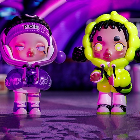 ★Hgtoys★  Búp Bê POPMART Skullpanda Hypepanda Series Hộp Quà Trang Trí Thời Thượng