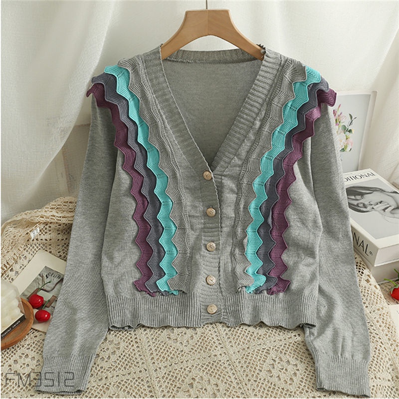 Áo Len Nữ Dài Tay Cổ Thấp Form Rộng Thời Trang Hàn