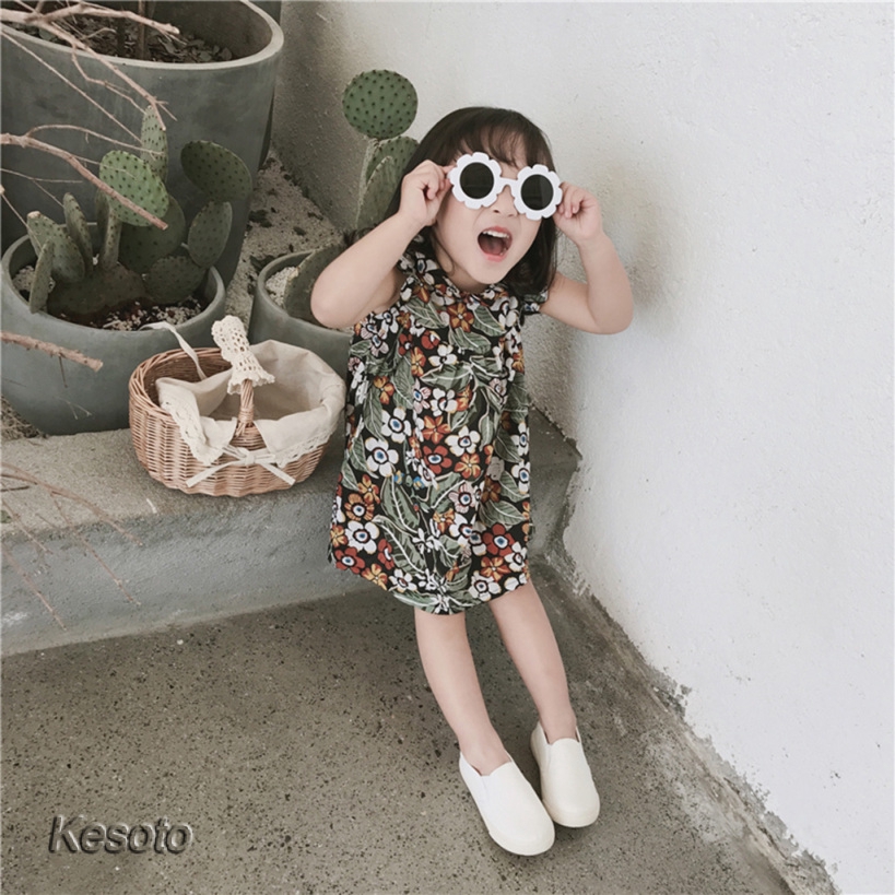 [KESOTO] 2pcs Anti-UV Sunglasses Kid Boy Baby Girls Sun Flower Goggle Glasses Eyewear