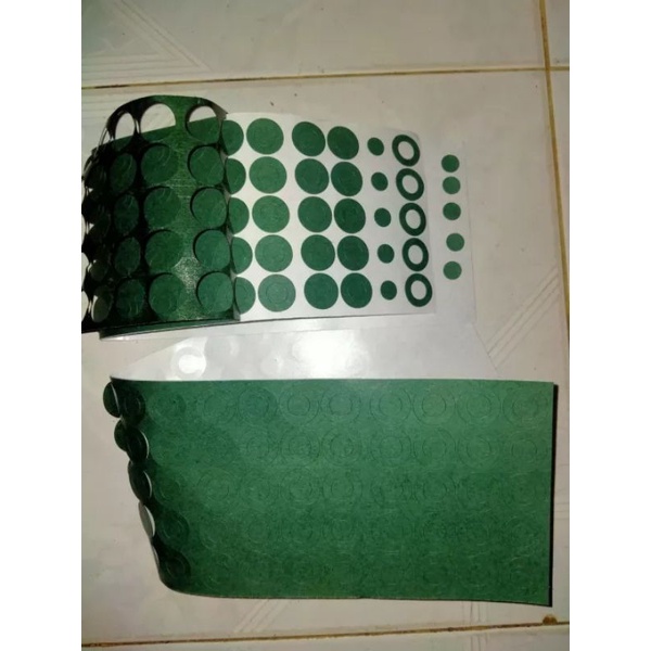 Giấy dán đầu pin 18650 cách nhiệt chống cháy tờ 100 viên