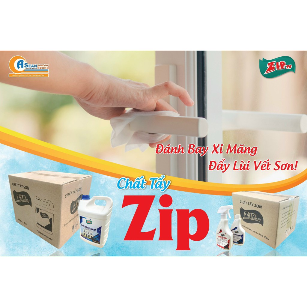 CHẤT TẨY SƠN, XI MĂNG ZIP