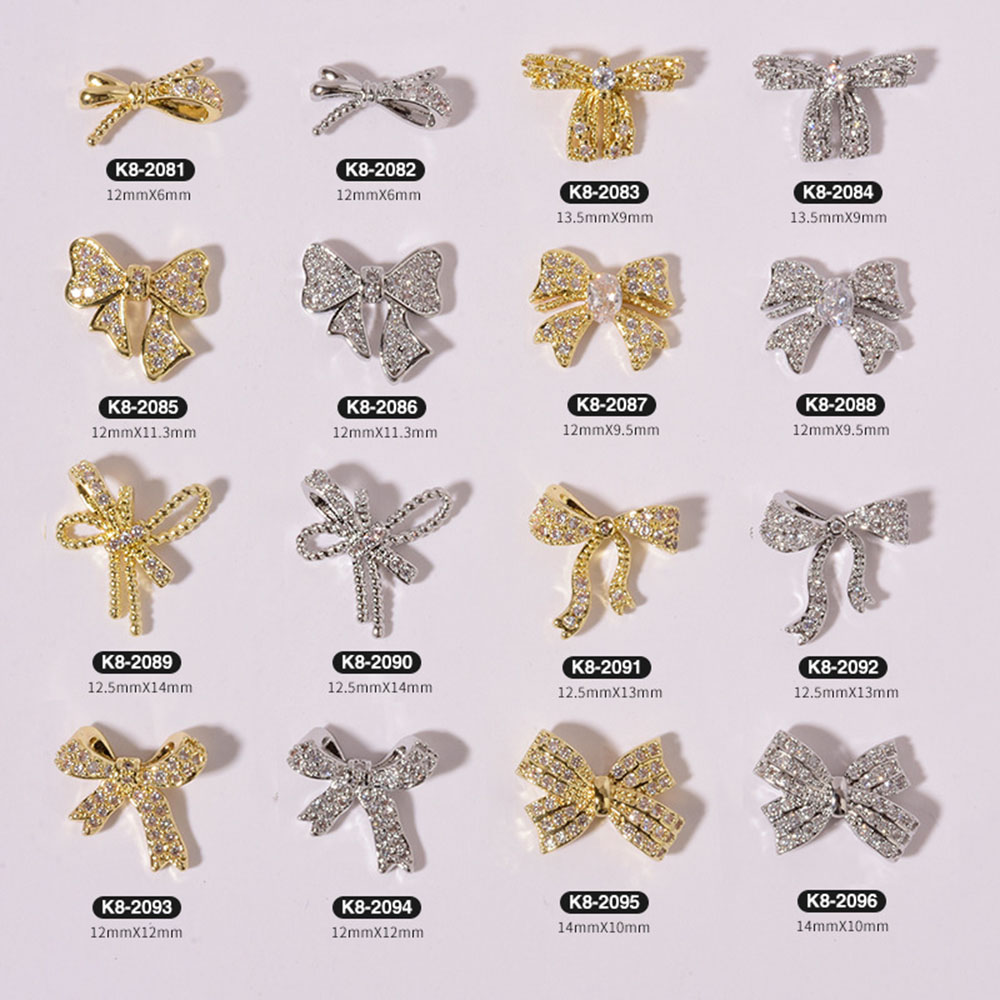 Đá đính 3D trang trí móng tay hình bướm xinh xắn