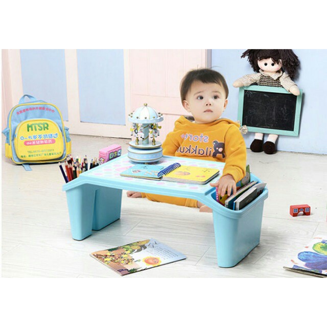 Bàn học cho bé nhựa Việt Nhật. Bàn nhựa đa năng có ngăn để đồ | BigBuy360 - bigbuy360.vn