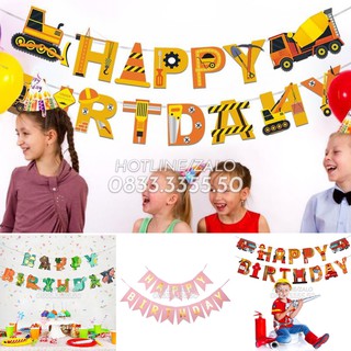 Dây Trang Trí Sinh Nhật Chữ Happy Birthday Nhiều Màu