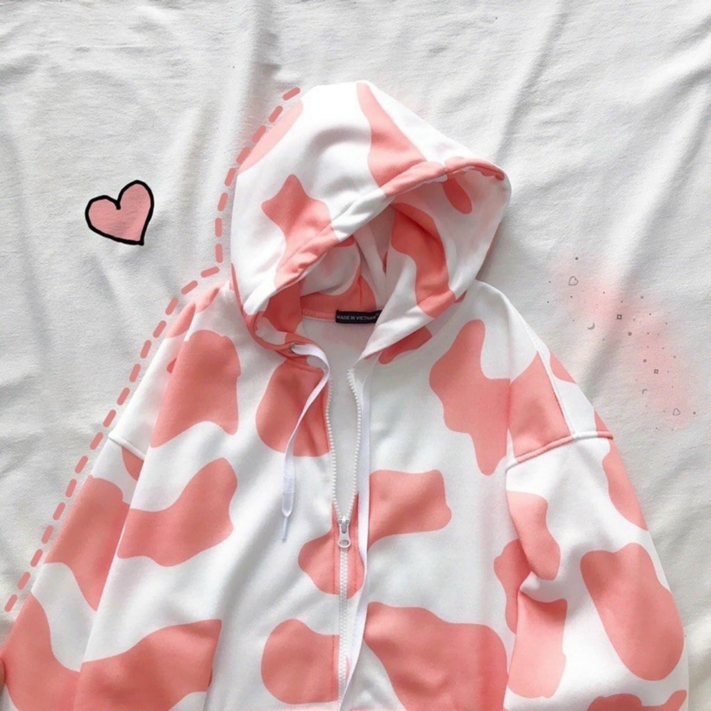 🌸 RẺ VÔ ĐỊCH 🌸 Áo khoác nỉ bò sữa Chống Nắng Áo hoodie Khóa Kéo form rộng nam nữ Unisex