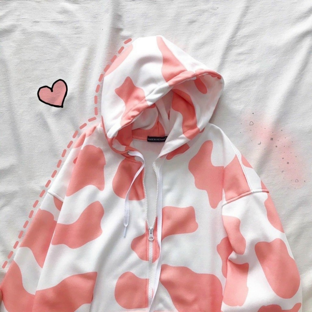 🌸 RẺ VÔ ĐỊCH 🌸 Áo khoác nỉ bò sữa Chống Nắng Áo hoodie Khóa Kéo form rộng nam nữ Unisex | BigBuy360 - bigbuy360.vn