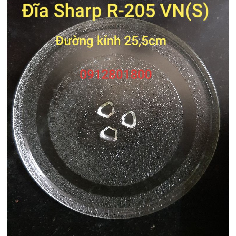 Đĩa lò vi sóng SHARP R-205(S) - 20 lít chính hãng