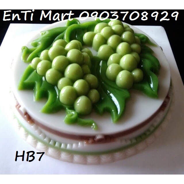 Khuôn rau câu size 25cm nhựa làm thạch bánh sinh nhật - Round Jelly mold 10"