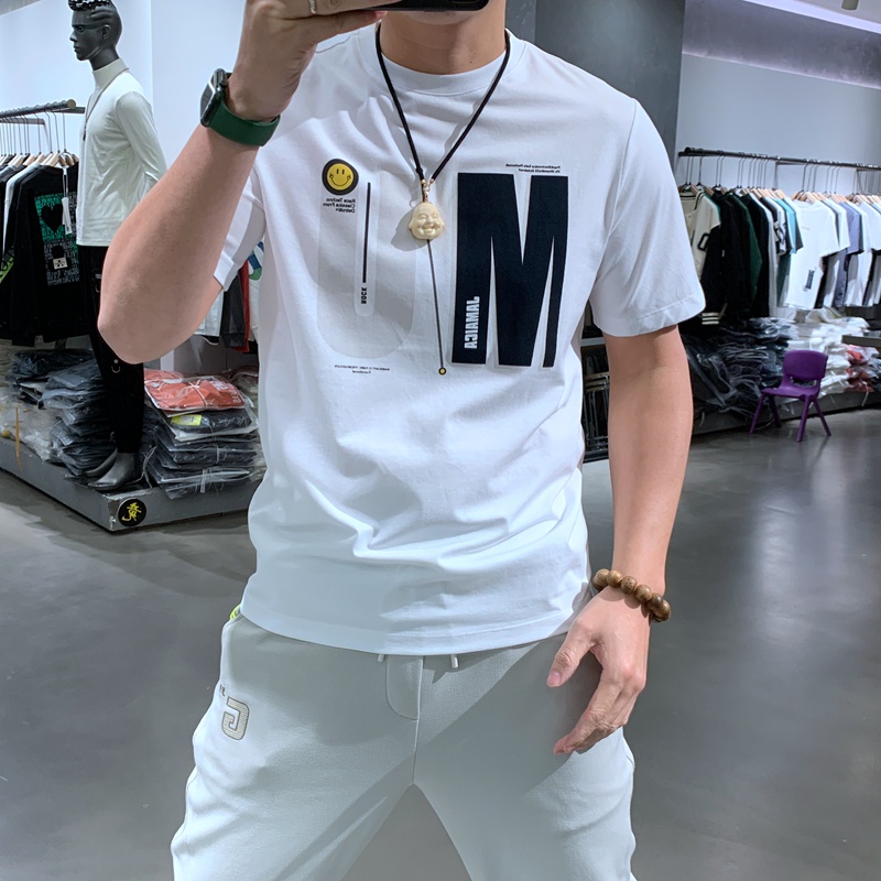 Áo thun nam UM in phun chuẩn màu vải cotton cao cấp đẹp form chuẩn, áo phông nam