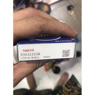 Bạc đạn Nachi 6303ZZECM( chính hãng)