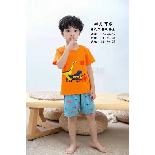 (16-23KG)Bộ cộc tay xuất Hàn cotton lạnh  Quảng Châu cho bé sz nhỡ (70-75-80)- Bảng màu 2022