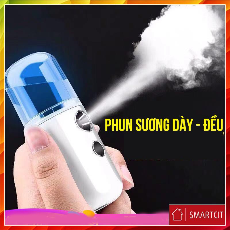 Máy Phun Sương Xông Hơi Mặt NaNo Mini Cầm Tay Hỗ Trợ Dưỡng Da Cấp Nước Tối Đa - Loại xịn