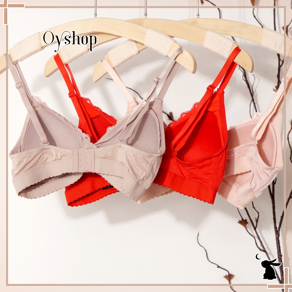 Áo Ngực Chất Modal Mút Mỏng Không Gọng Cài Sau H&M