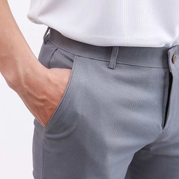 Quần Kaki Nam Malvinos Ống Suông Chất Đẹp Co Giãn Tốt Form Công Sở