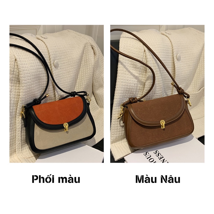 Túi xách nữ đẹp đeo chéo kẹp nách MUNGA chất liệu da cao cấp thời trang công sở đi làm đi chơi TMG12