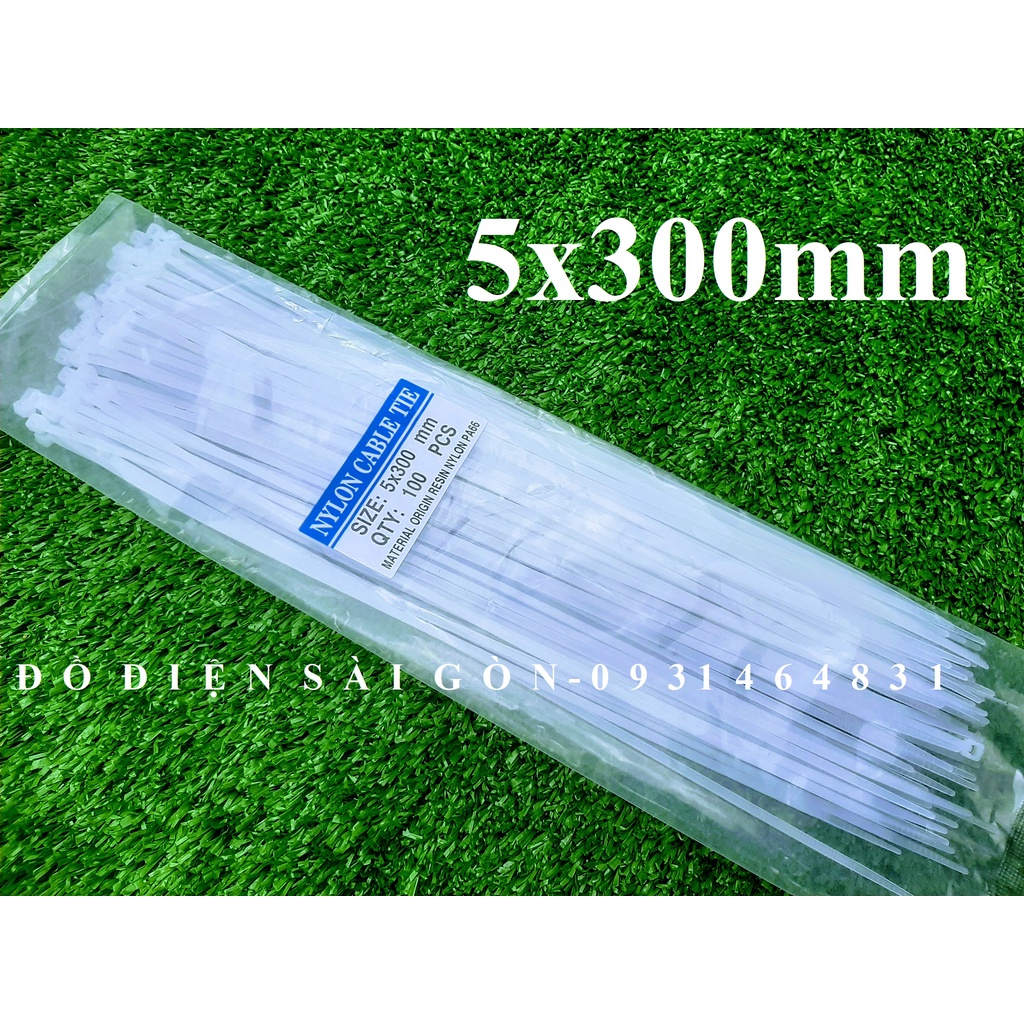 Dây Rút Nhựa - Dây Thít Nhựa 20cm 30cm 40cm 50cm Loại Nylon PA66.