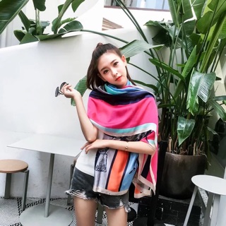 Khăn choàng lụa cao cấp thanh lịch size 90x180cm