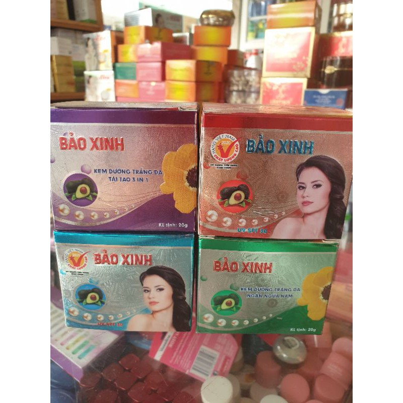 kem bảo xinh trắng da ngăn ngừa mụn 20g