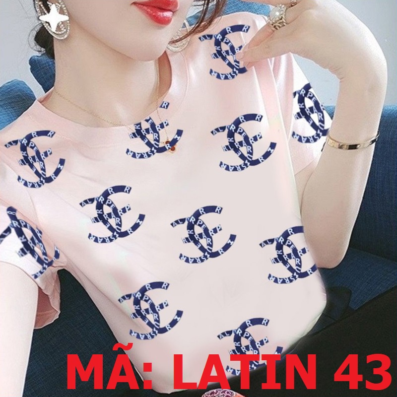Áo Lụa Pháp  đủ size có #bigsize đến 90kg - Họa tiết SÀ NEO CHỮ- CÓ HÌNH CHỤP THẬT