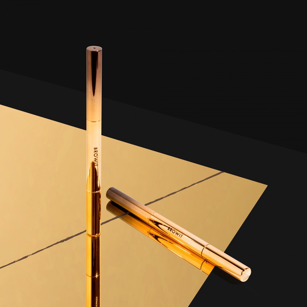 Chì kẻ mày Browit Nongchat 2in1 + mascara kẻ mày dễ kẻ kháng nước  Browit Ultra Fine Duo Eyebrow Pencil & Mascara