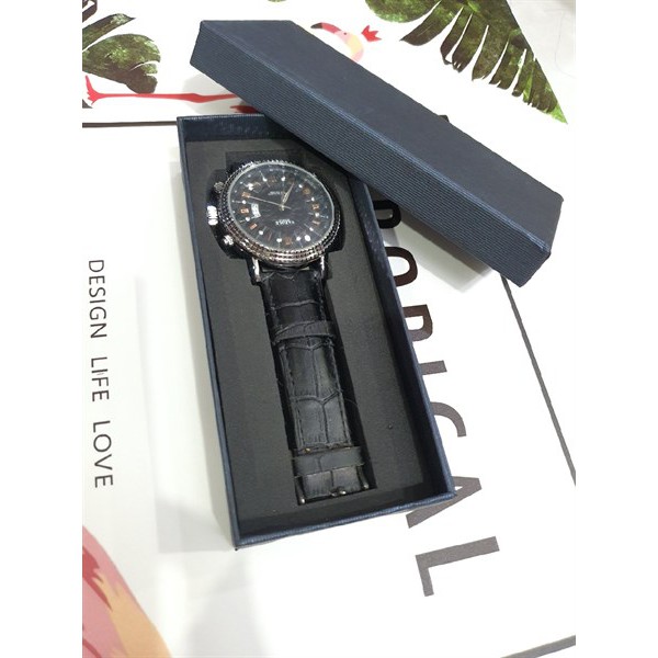 Đồng hồ nam Yazole 422 ⚡ GIÁ TỐT NHẤT ⚡ đồng hồ nam dây đen phù hợp đeo đi làm đi học