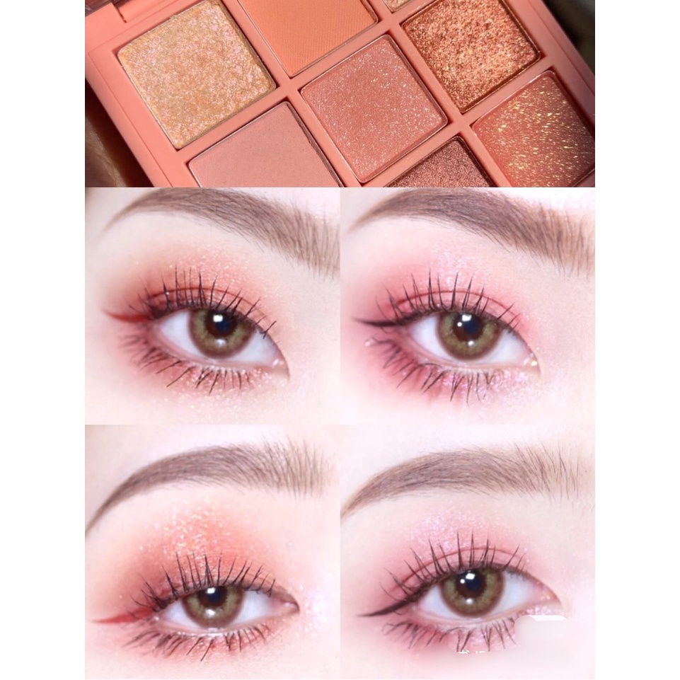 Màu Mắt 9 Ô 3CE Multi Eye Color Pallette Beach Muse- Over Take- Dry Bouquet- All Nighter - Dear Nude