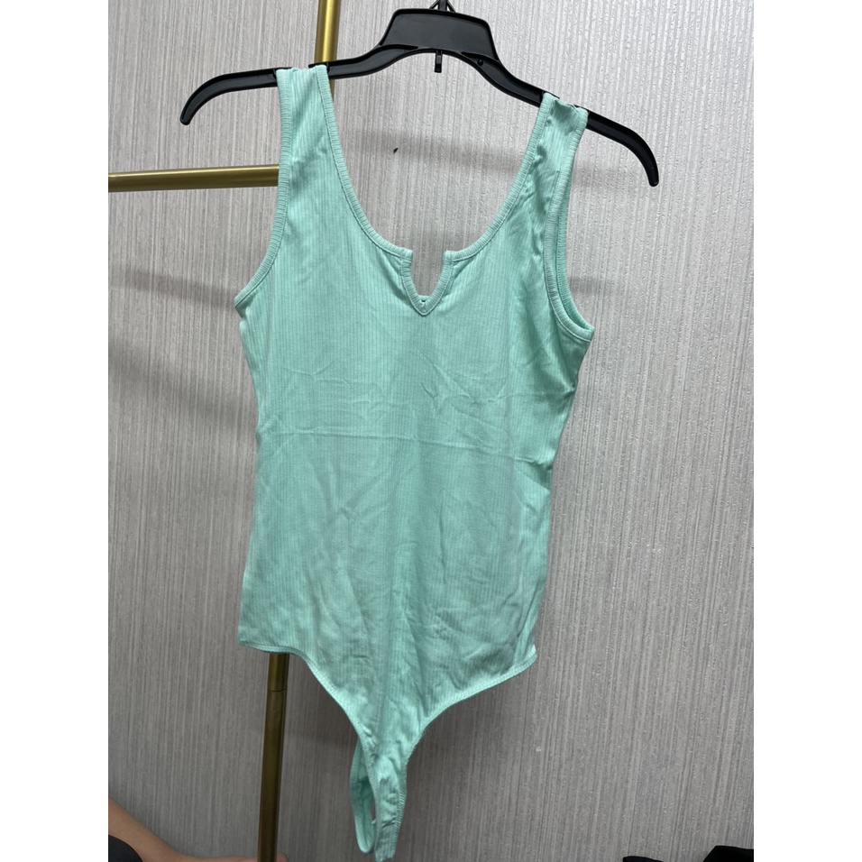 Bodysuit Chocolate Sát Nách Xanh Ngọc - 3479