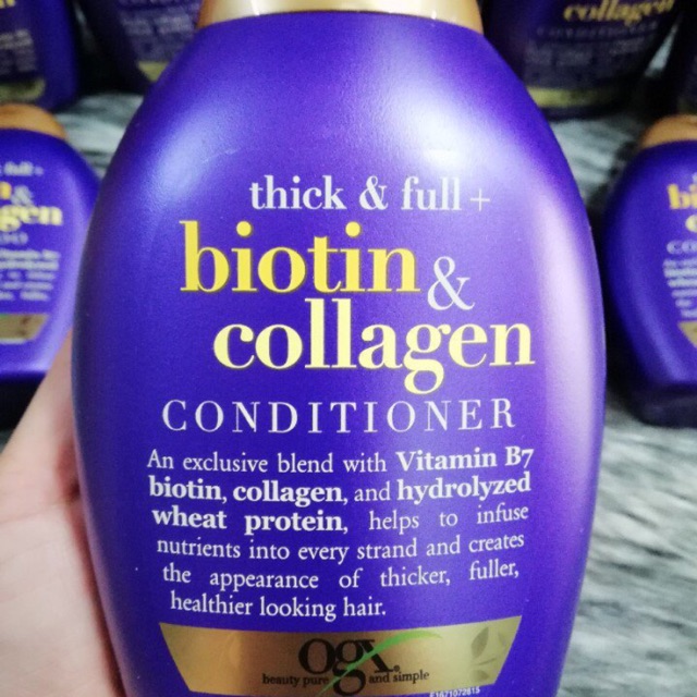 Gội xả biotin và collagen