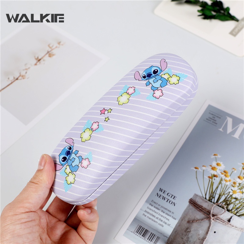 SANRIO Hộp Đựng Mắt Kính Bằng Pu Họa Tiết Hoạt Hình Kuromi My Melody Cinnamoroll Dễ Thương Dành Cho Học Sinh