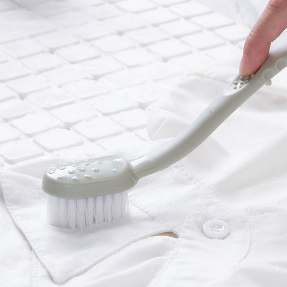 Bàn Chải Chà Giày Sneaker/Bồn Vệ Sinh Cán Dài Hai Đầu Sử Dụng Hàng Ngày Trong Nhà