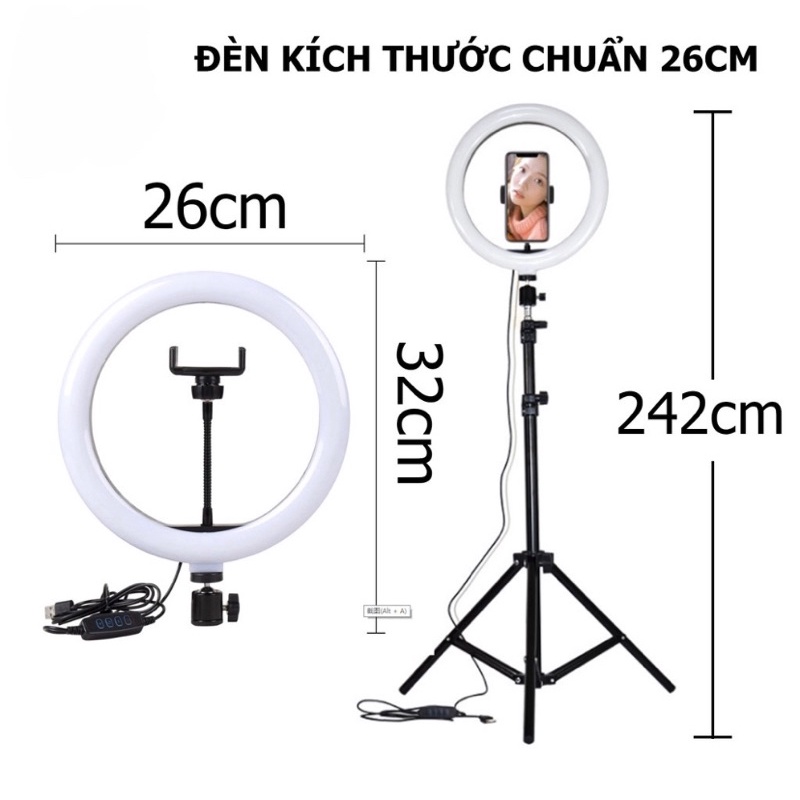 [RẺ VÔ ĐỊCH-HOẢ TỐC] Đèn LIVESTREAM 16 Triệu Màu FULLBOX LOẠI 1 Đủ Size 16cm 26cm 30cm 33cm Hỗ trợ Chụp ảnh