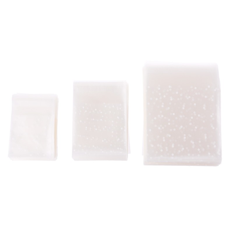 ❤❤ 100Pcs Christmas Self Adhesive Cookie Candy Treat Gift DIY Plastic Package