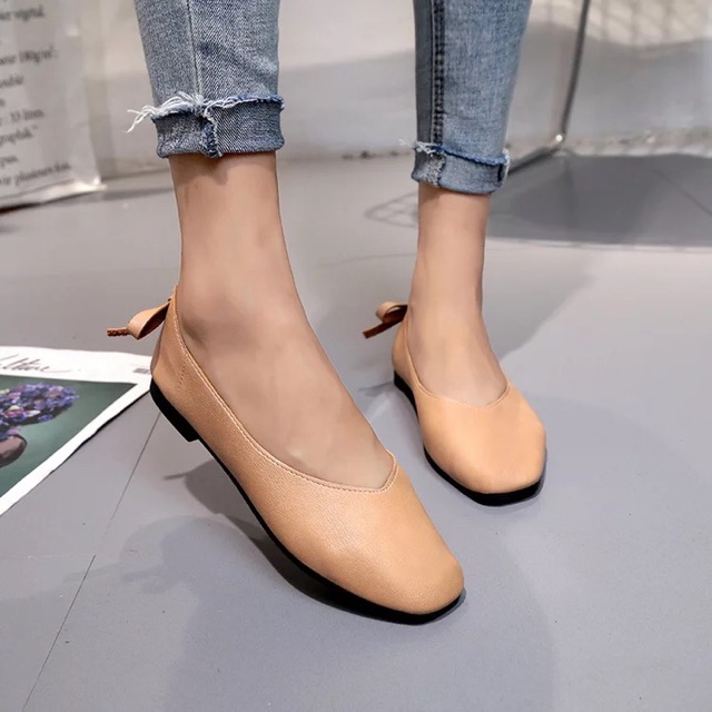 Giày búp bê nơ sau (kèm ảnh thật) | BigBuy360 - bigbuy360.vn