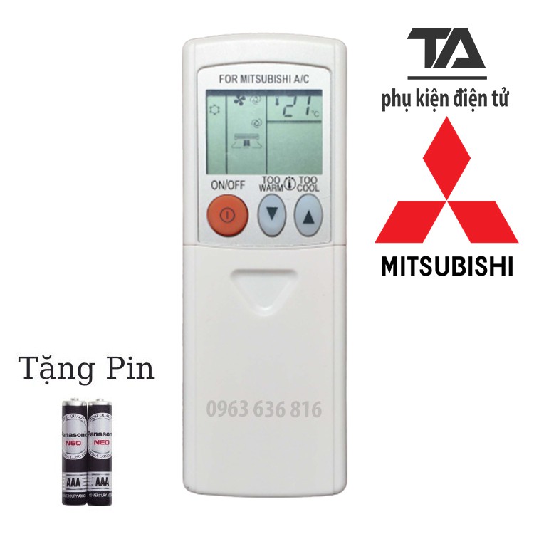 Điều khiển điều hòa Mitsubishi dòng Mitsubishi MSY- MSZ- MS