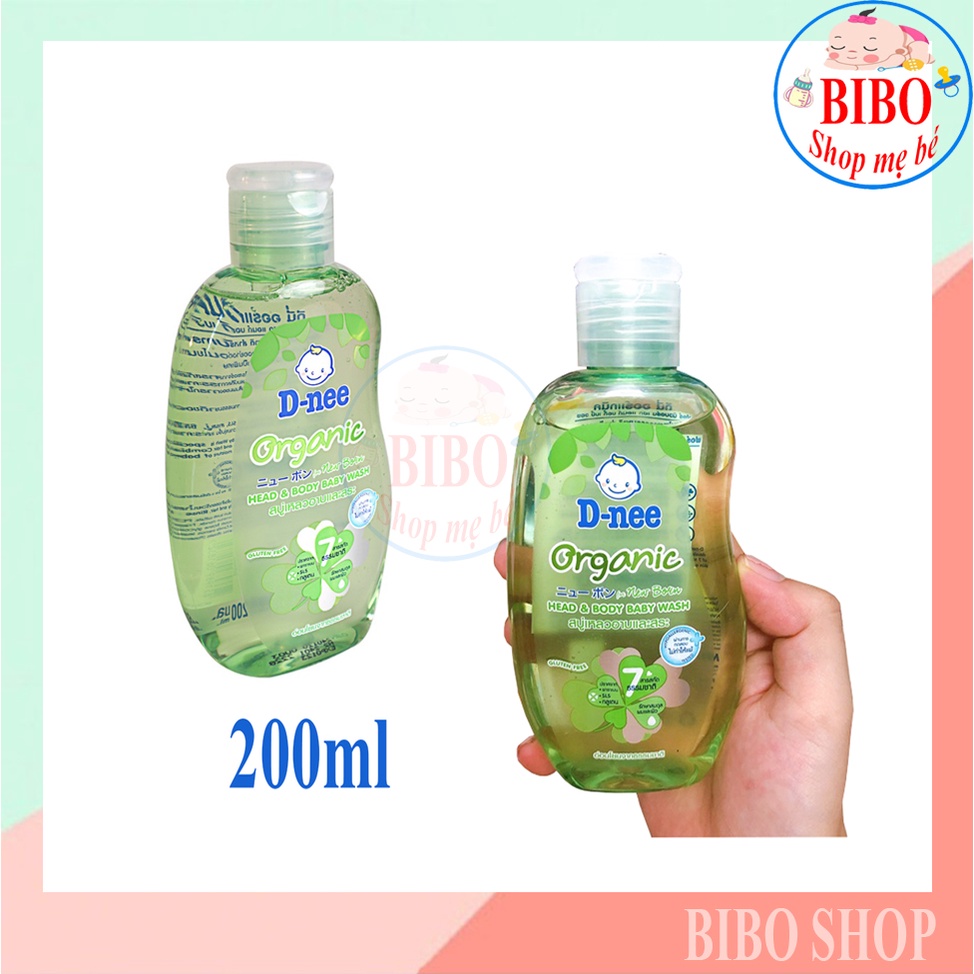 Sữa Tắm Gội Cho Trẻ Sơ Sinh, Trẻ Em Hiệu _ Dnee 200 ml ( Thái Lan )