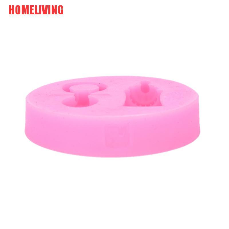 1 Khuôn Silicone Làm Bánh Kẹo Hình Bình Sữa Em Bé Trang Trí