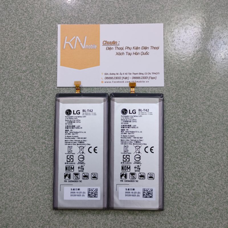 Pin LG V50 ThinQ, V50s ThinQ, G8x ThinQ  BL-T42 zin chính hãng