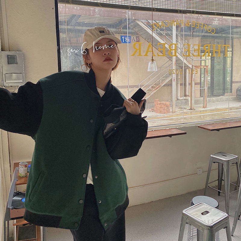 IELGY Áo Khoác Cardigan Dáng Rộng Phong Cách Hàn Quốc Thời Trang Cho Nữ