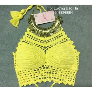 Bikini Crochet Len Móc 2018