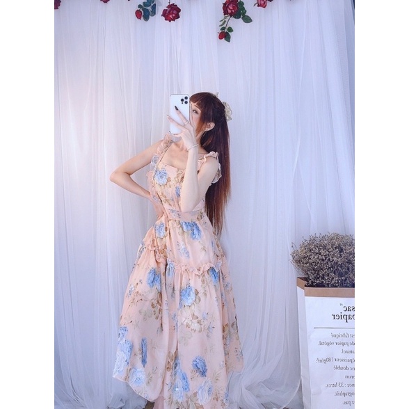 Đầm cánh tiên hoa nhí