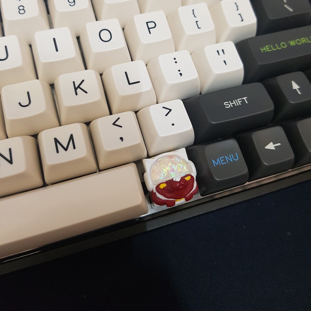 Keycap Sirius Clone trang trí bàn phím cơ (Màu White Red Selectric)