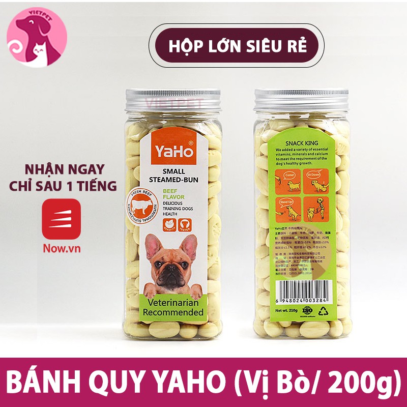[SALE SỐC] SNACK bánh thưởng YAHO bổ sung canxi cho cún - 200g &amp; 100g tiện lợi