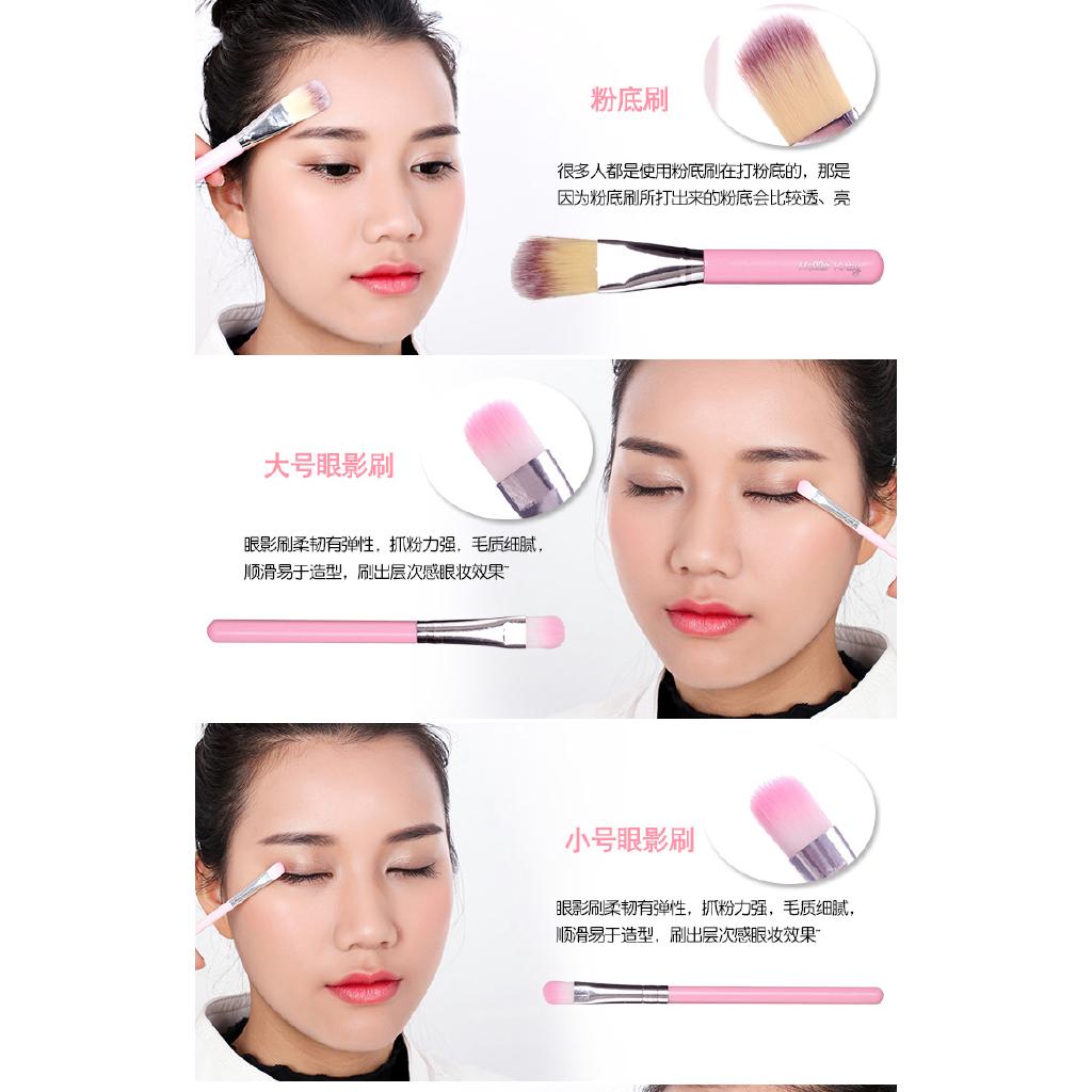 Bộ Cọ Trang Điểm Hello Kitty