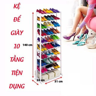 Kệ giày dép 10 tầng