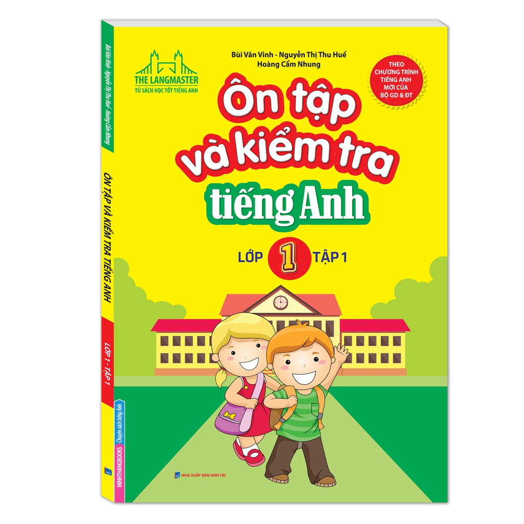Sách - Combo Ôn tập và kiểm tra tiếng Anh lớp 1 (trọn bộ 2 tập) mt
