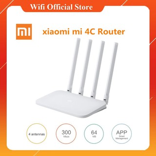 Modem WiFi Xiaomi 4C 4 Râu Router R4CM - BH 1 năm - Phát xuyên tường bảo mật truyền tín hiệu mạng mạnh
