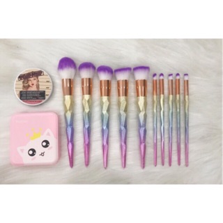 TÁCH SET | Cọ Unicorn thân kim tuyến nhám