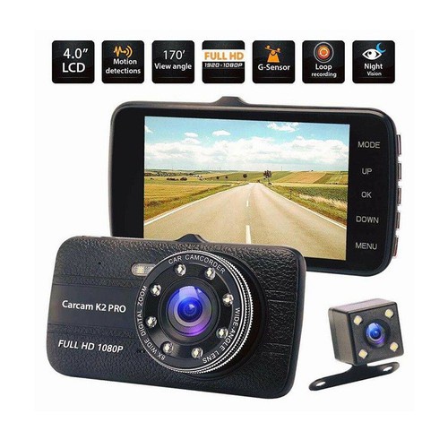 Camera Hành Trình Trước Sau Full HD Tích Hợp Đèn Trợ Sáng Ban Đêm Bảo Hành 6 Tháng