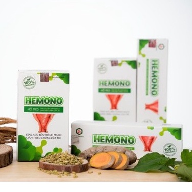 Viên uống Hemono - hỗ trợ ngăn ngừa hình thành búi trĩ, giúp bền thành mạch, giảm đau rát chảy máu ở vùng hâụ môn