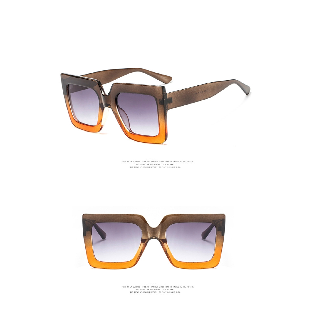 Kính râm gọng vuông châu Âu và Mỹ mới